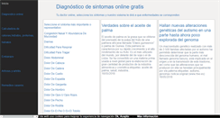 Desktop Screenshot of diagnosticodesintomas.com