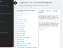 Tablet Screenshot of diagnosticodesintomas.com